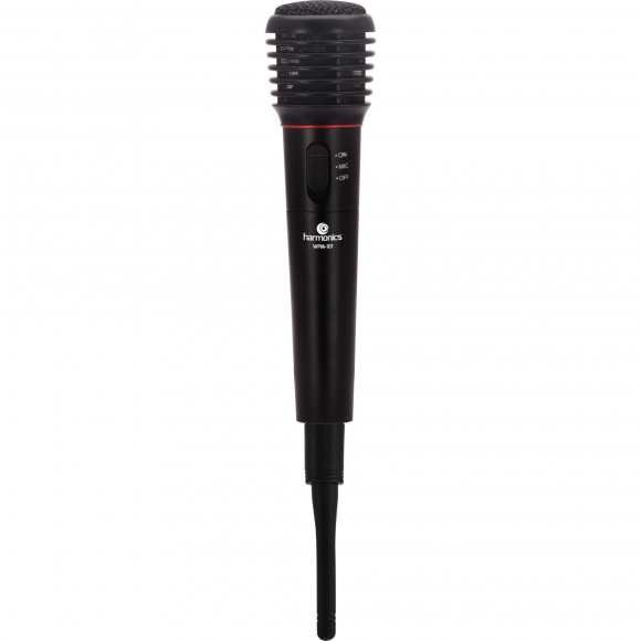 Microfone com e sem Fio VHF WPM-101 Preto HARMONICS