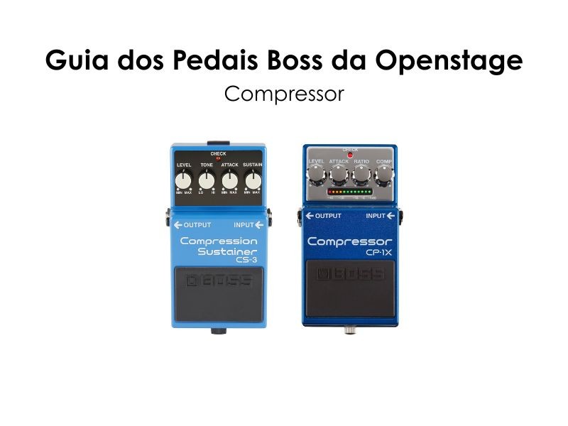 O que um pedal Compressor realmente faz no som da guitarra?