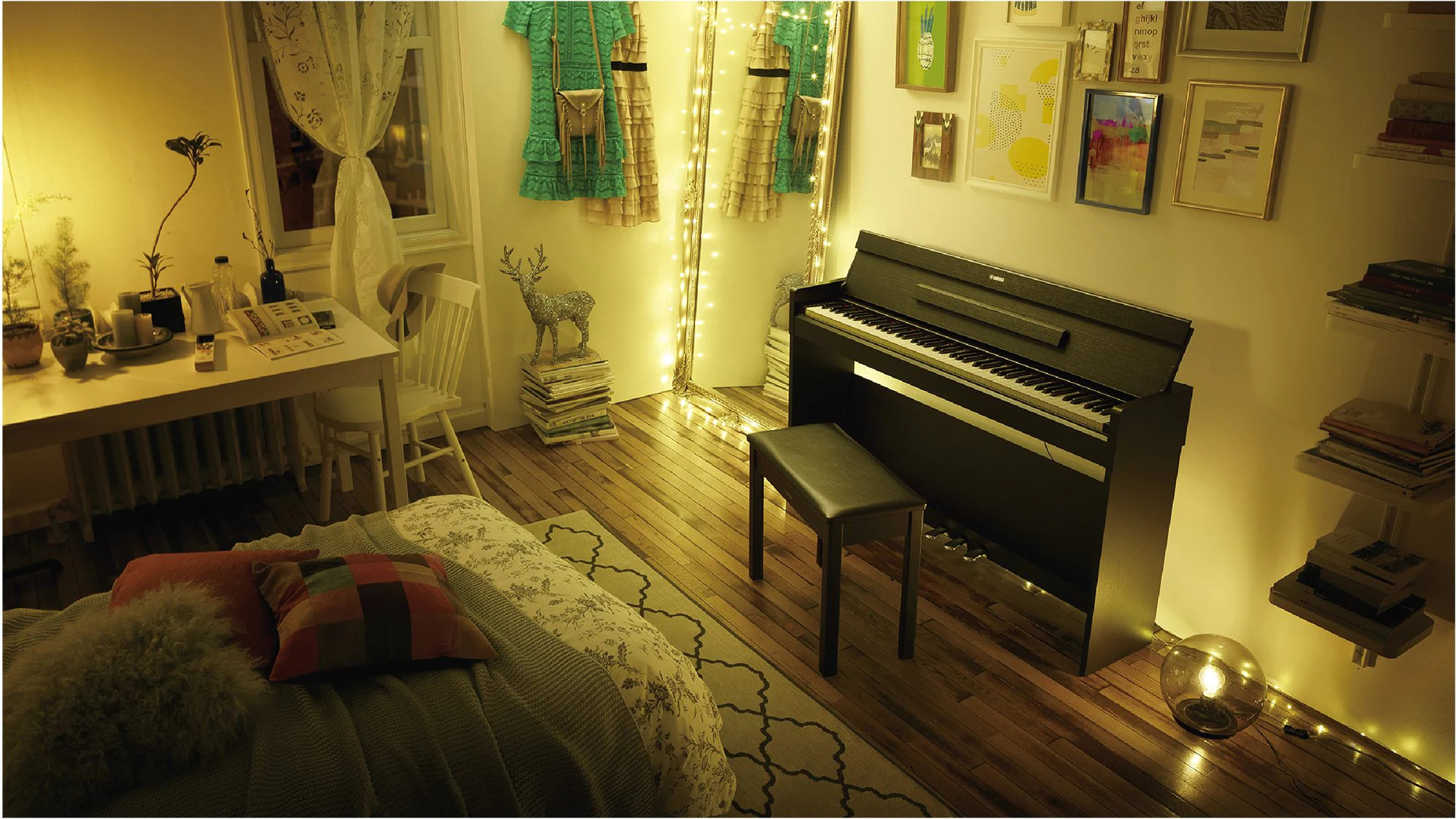 Pianos Yamaha ARIUS YDP-S34 e YDP-S54: a sensação de tocar em um piano acústico na sala de casa