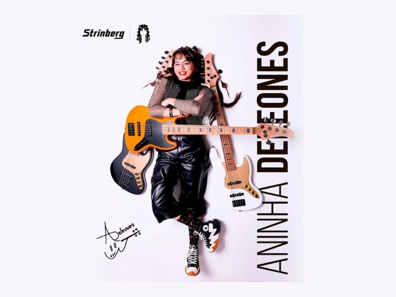 O que os baixos Strinberg Aninha Deleones trazem de diferente em um clássico Jazz Bass?