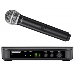 Microfone Shure BLX24/PG58-M15 Bastão Sem Fio