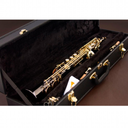 Saxofone Soprano Bb SP502-BG Preto Onix EAGLE