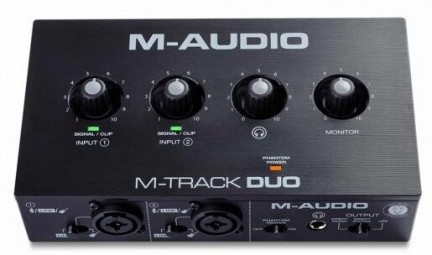 Interface de Áudio M-Audio M-Track Duo 2 Canais