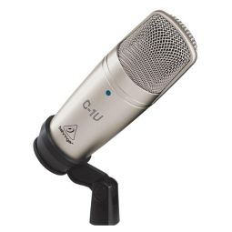 Microfone Condensador C1U USB Prata BEHRINGER