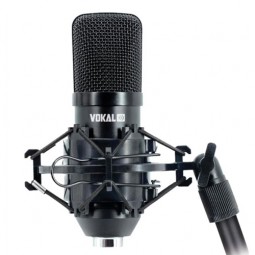 Microfone Condensador Vokal P/Gravacao Sv80U Usb