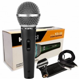Microfone KSR KS58 Bastão Com Fio