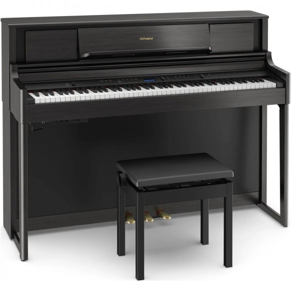 Piano Digital Roland LX705 Charcoal Black com Banqueta