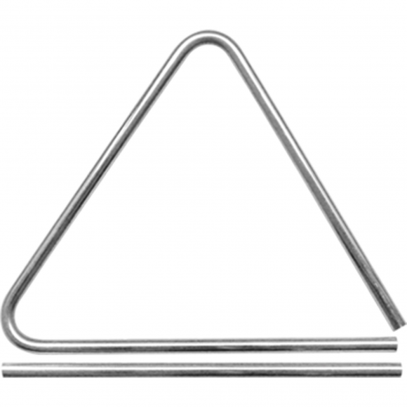 Triângulo Alumínio 15cm TRATN15 Cromado LIVERPOOL