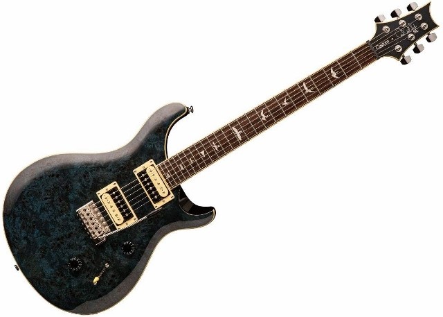 Guitarra PRS SE Custom 24 Poplar Burl Whale Blue