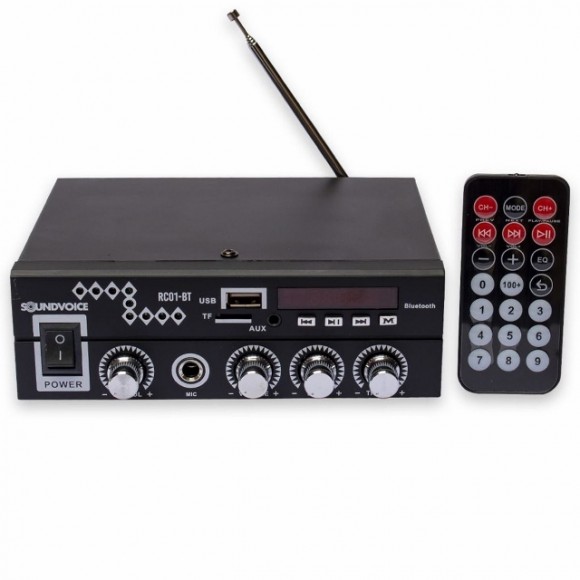 Amplificador Compacto Soundvoice RC01-BT