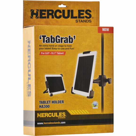 Suporte para Tablet HA300 Preto/Amarelo HERCULES
