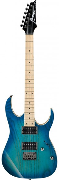 Guitarra Ibanez RG421AHM Ponte Fixa Blue Moon Burst