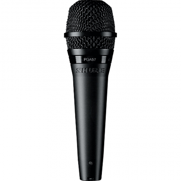 Microfone Cardioide Amplificado PGA57-LC Preto SHURE