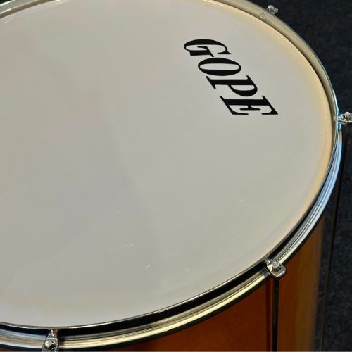 Surdo Gope Madeira 18"x60cm Aro Cromado 8 Afinações Bme6018cr 