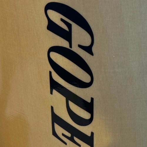 Rebolo Gope Madeira Reto 12" x 50cm Pele Animal 