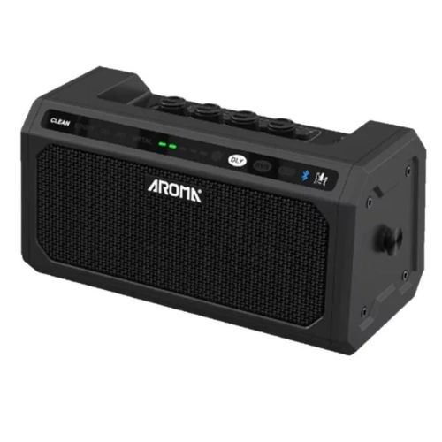 Cubo Amplificador Guitarra Aroma Tg08 10w Bateria Bluetooth 