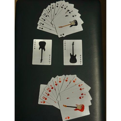 Baralho Fender Stratocaster Playing Cards Original Com 54 Cartas | Presente Para Guitarrista 