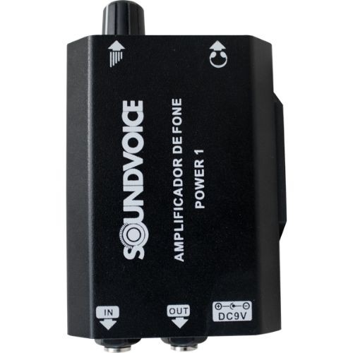 Amplificador de Fone Soundvoice Power 1 Retorno Individual P10 Para Músicos 