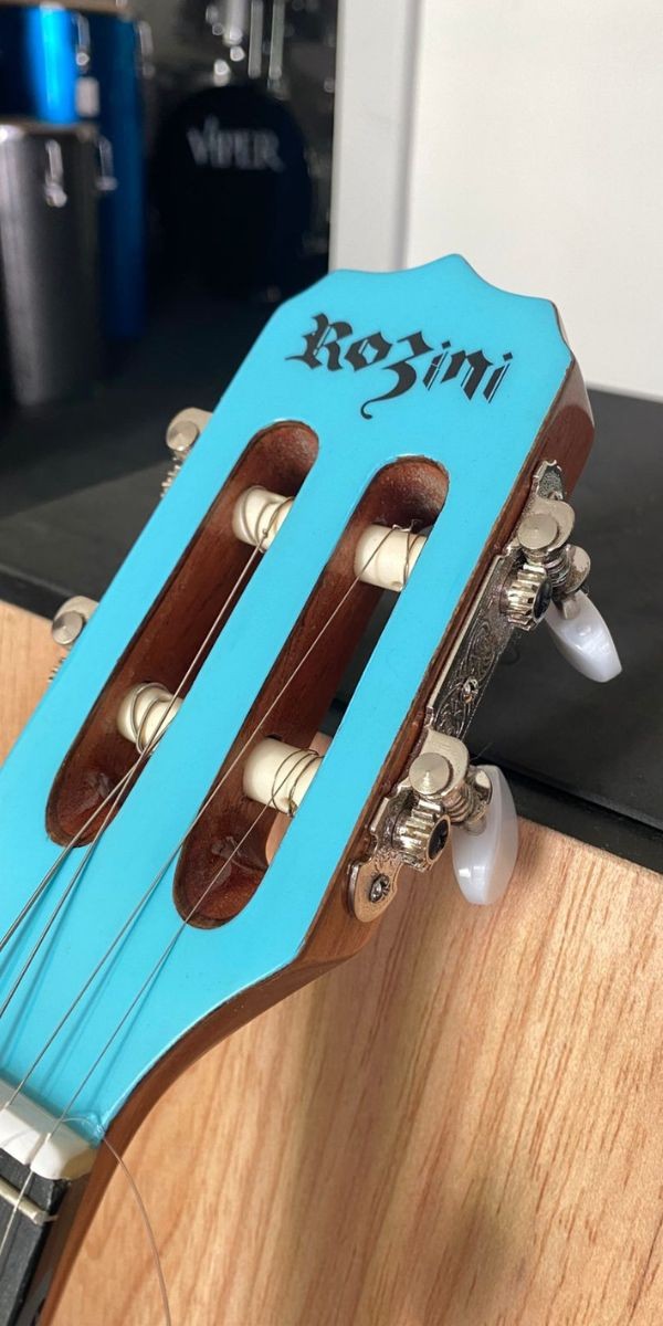 Banjo Rozini Rj11.el.az Color Azul Caixa Larga Elétrico Passivo 