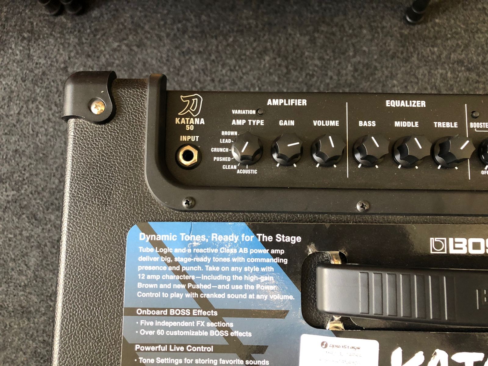 Amplificador Combo Para Guitarra Boss Katana 50 Mkii - 50w