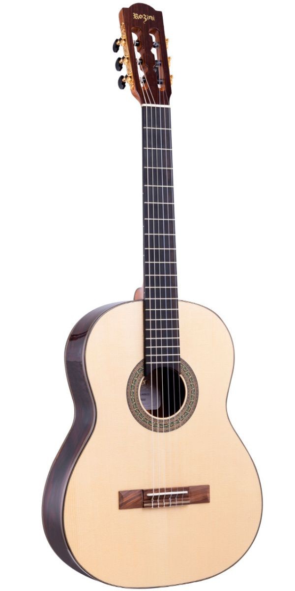 Violão Nylon Acústico Rozini Rx213 Acnj Natural Brilho Profissional Clássico 
