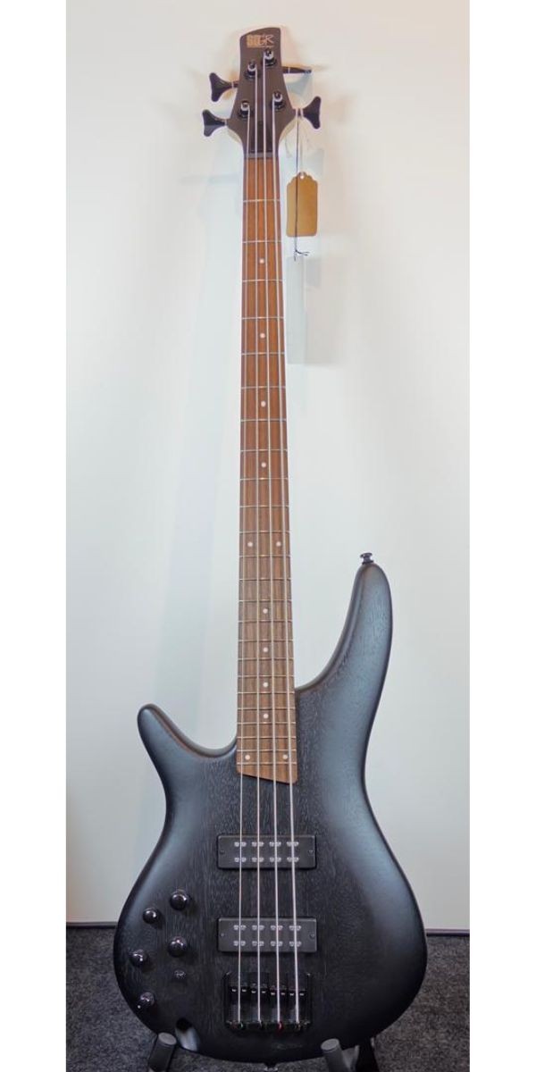 Baixo Ibanez 4 Cordas Canhoto sr 300ebl Weathered Black 
