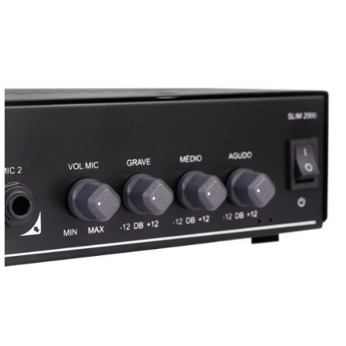 Amplificador Frahm Slim 2000 g6 Bluetooth 120w Preto 