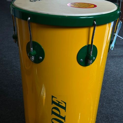 Kit Percussão Gope Kitlb1 Linha Brasil Pandeiro g3 12” Rebolo 11” Reco-reco Repique e Tamborim 