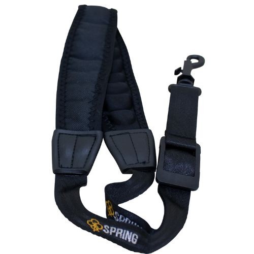 Correia Acolchoada Spring Sp20 bk Preta Para Saxofone Alto Tenor Soprano Barítono 