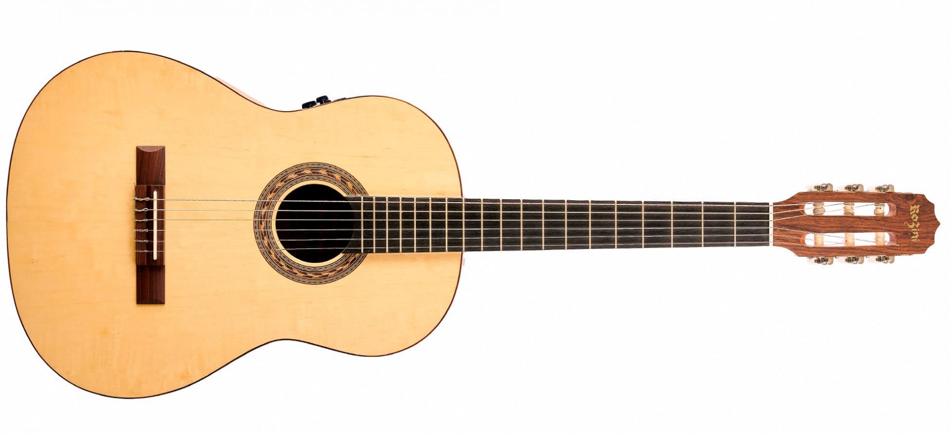 Violão Rozini Rx209 Brasileiros João Clássico Nylon Elétrico Fosco 