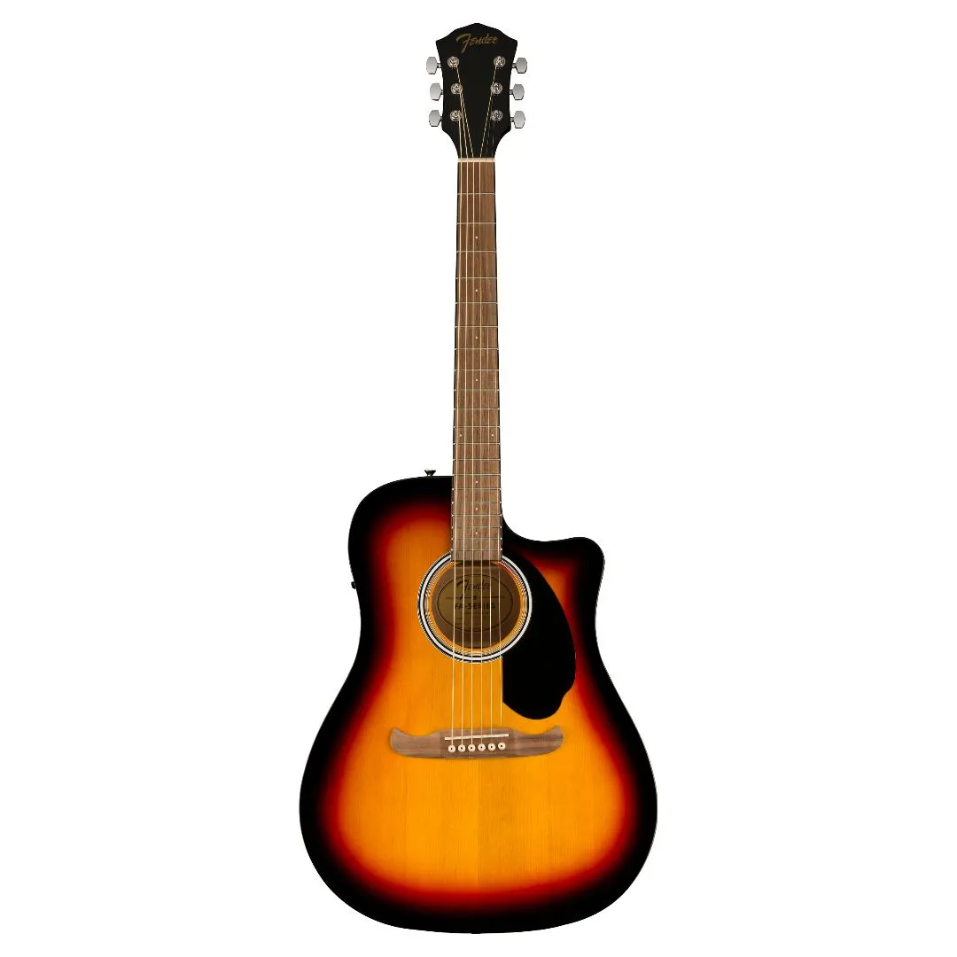 Violão Aço Elétrico Fender Fa25ce Sunburst 