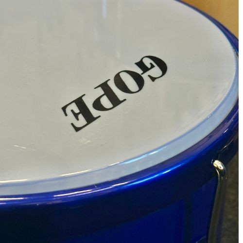 Repique de Mão Gope Alumínio 10"x30cm Selfie Azul Lal3010rmsa 