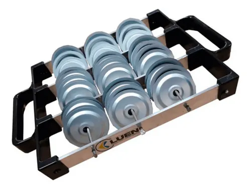 Ganza de Platinelas Luen 21cm Alum e Abs 42 Platinelas 19026 Azul 