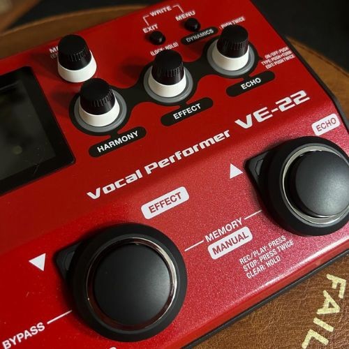 Pedal Boss Ve-22 Vocal Performer Para Voz Com Harmonizer, Efeitos