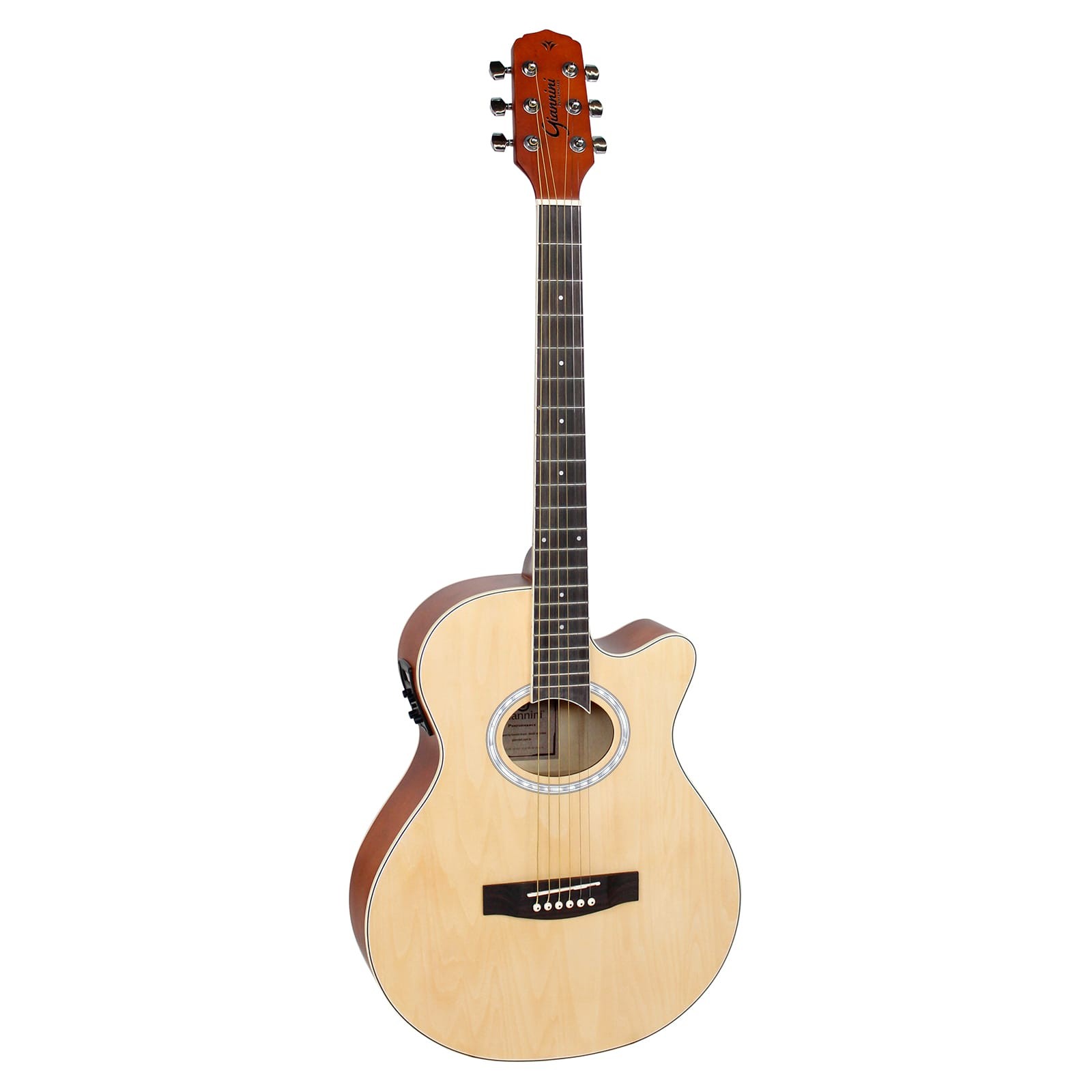 Violão Giannini Gsf-1d Aço Natural Satin Eletroacústico 