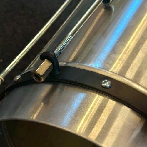 Cuíca Gope Alumínio 8" 25cm 8 Afinações Aro Largo Bal2508c 