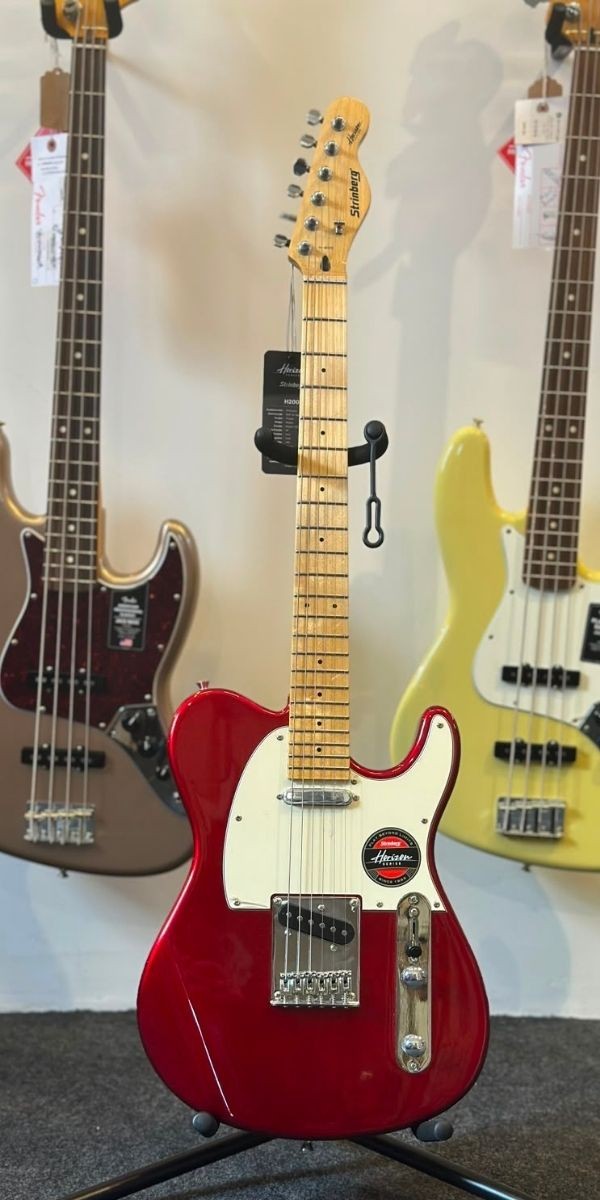 Guitarra Strinberg Horizon H200 Mrc Metallic Red Candy Com Trastes Inox 