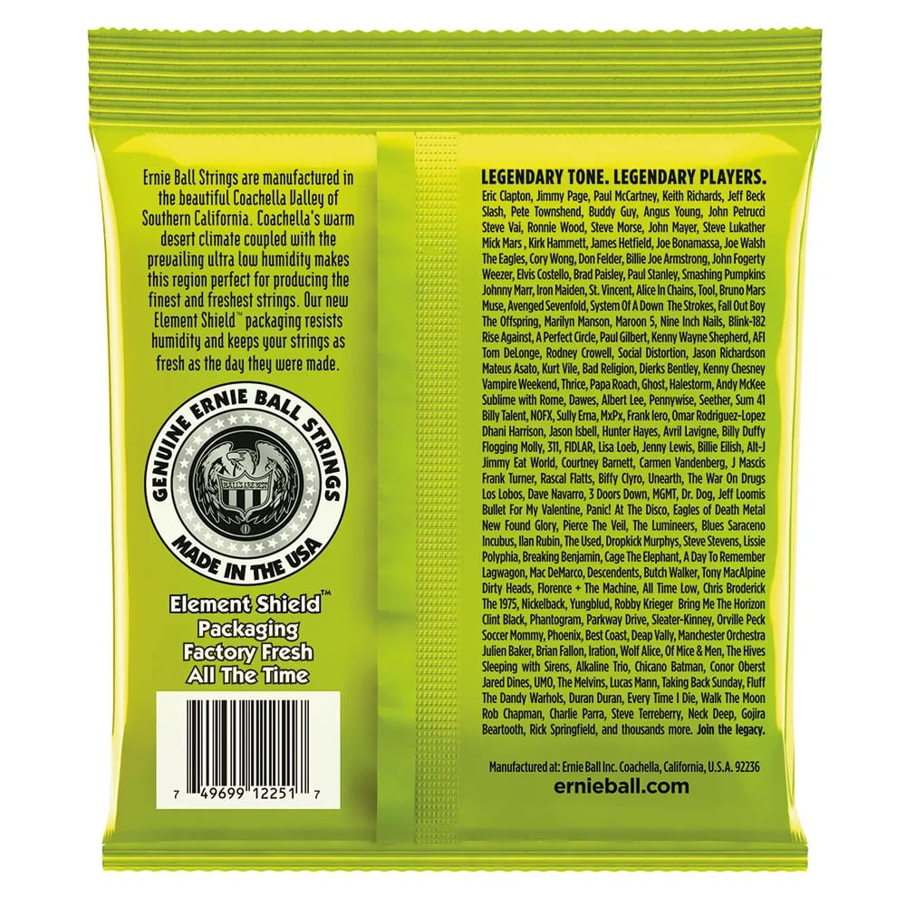 Encordoamento Guitarra Ernie Ball 010 Regular Slinky rk P02251