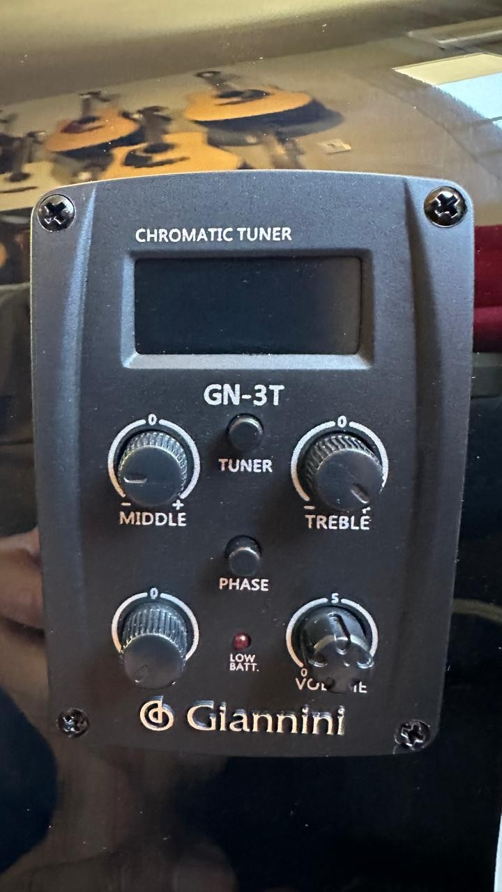 Violão Giannini Sf-14 Ceq Aço Preto Flat Eletroacústico