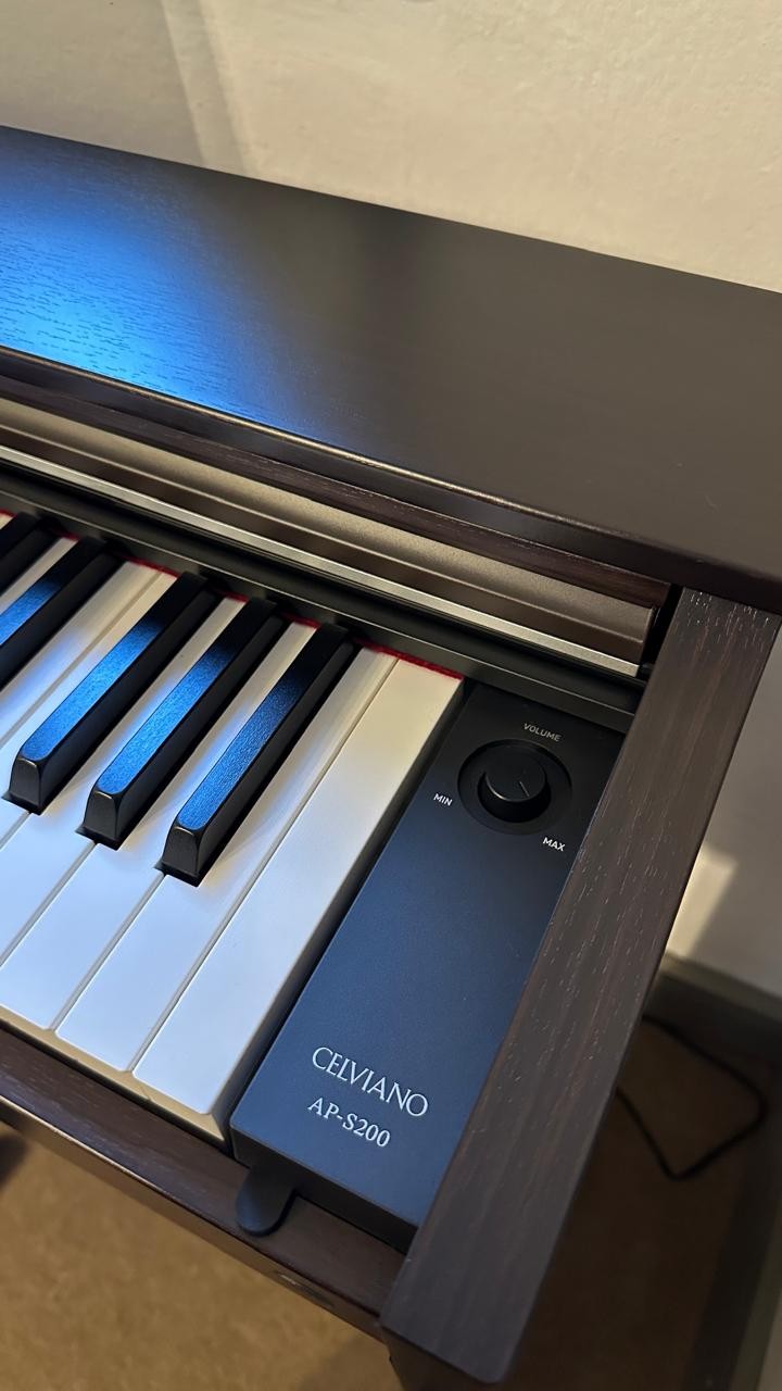 Piano Digital Casio Aps200  Preto