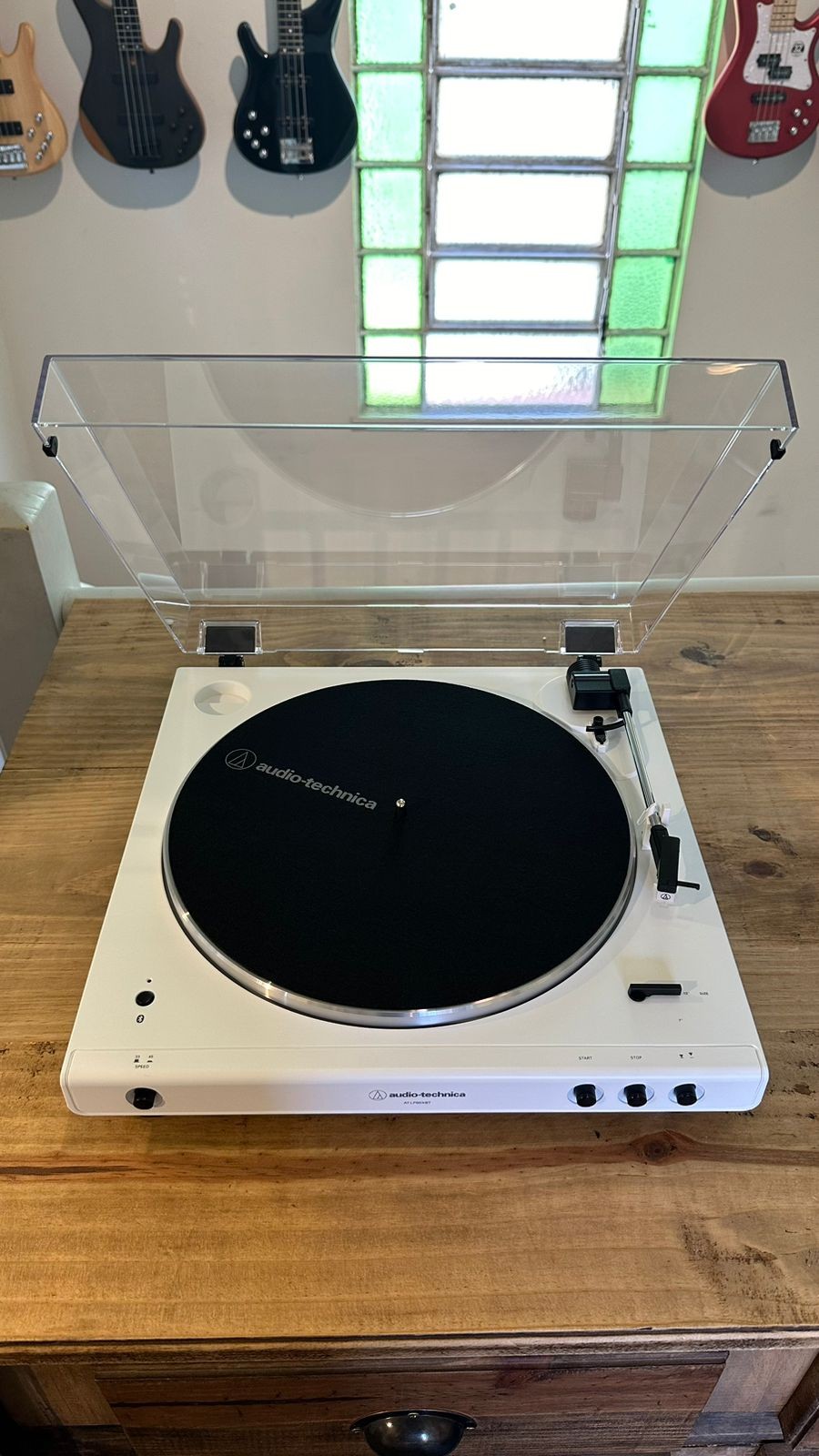 Toca Discos Audio Technica Bluetooth At-lp60xbt-ww White