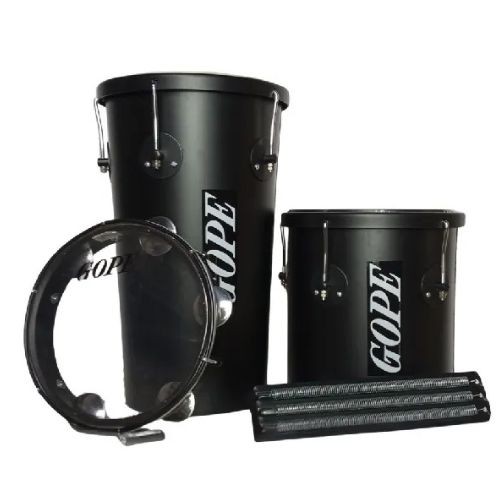 Kit Resenha Gope Kitres1 Pandeiro, Rebolo 10”, Reco-guiro e Repique de Mão 