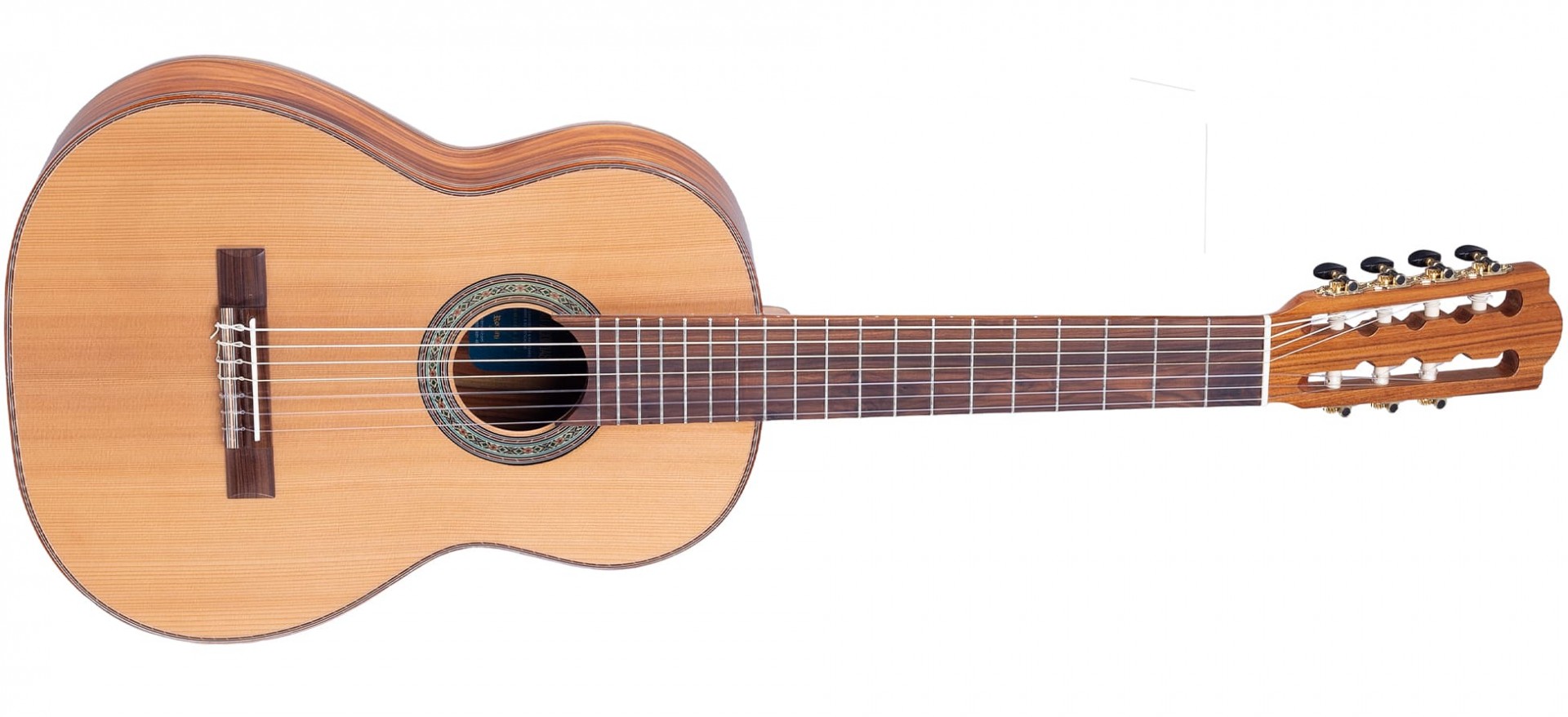 Violão Acústico Rozini Nylon Virtuoso Clássico 7 Cordas Rx237.ac.n.cd 