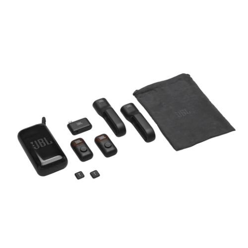 Microfone Jbl Easysing Mic Mini Duo Sem Fio Com ia Para Karaokê – Kit 2 Microfones 
