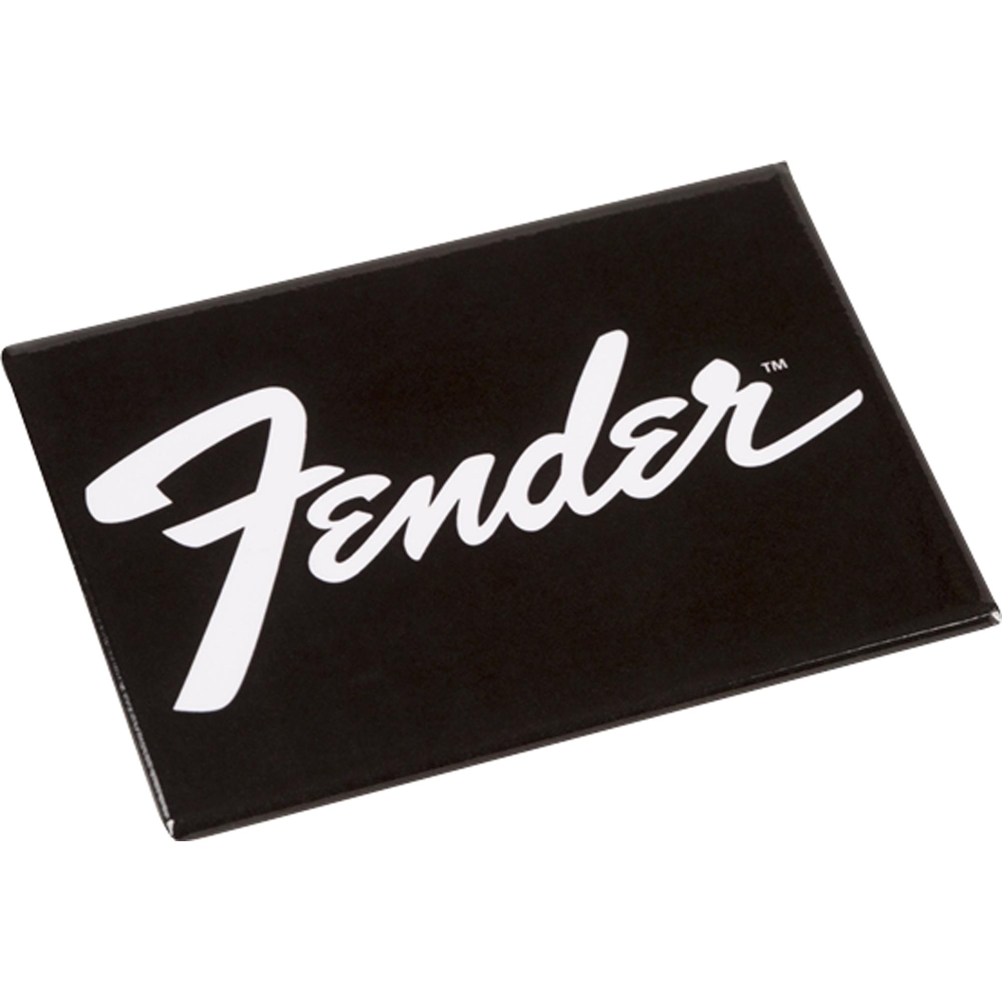ímã Logo Clássica Preta Fender 