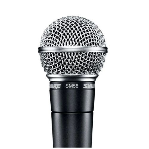 Microfone Dinâmico Shure Sm58-lc Cardioide Xlr Para Vocal Profissional 