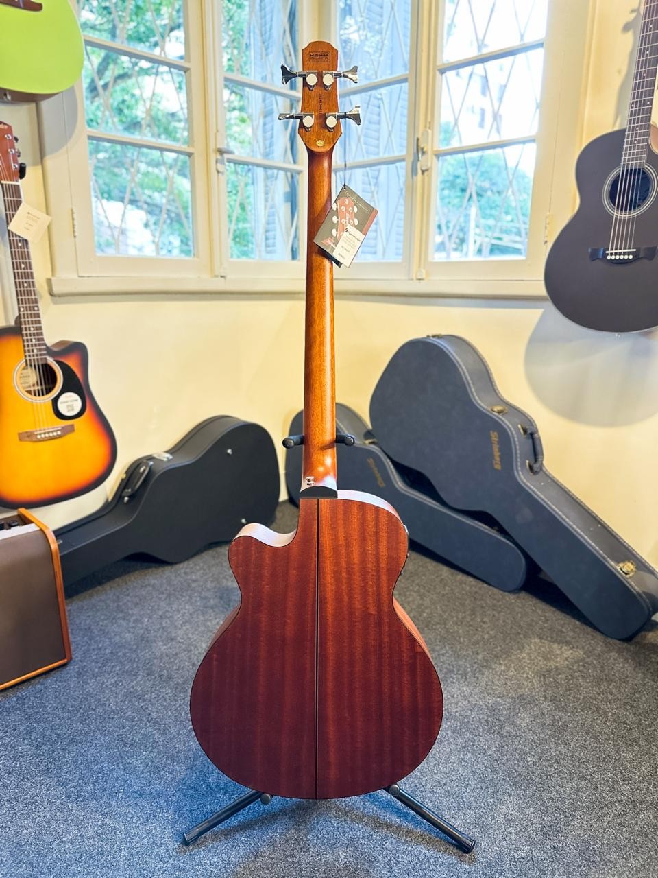 Baixolão 4 Cordas Strinberg Sb-240c Natural Fosco