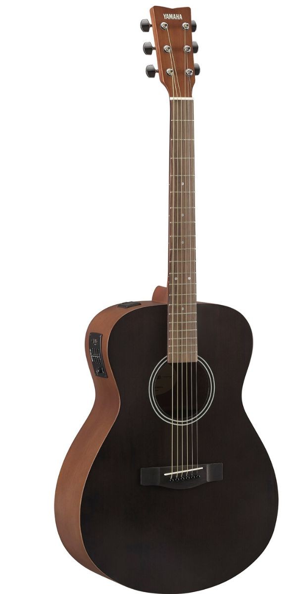Violão Eletroacústico Yamaha Fsx400 Smb Smoky Black Aço Concert Com Afinador 