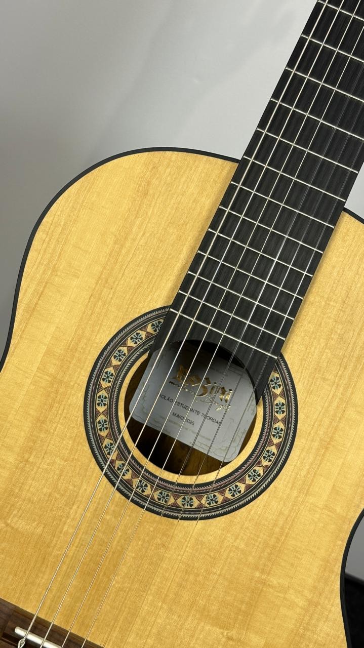 Violão Rozini Rx207 7 Cordas Nylon Acústico Natural 