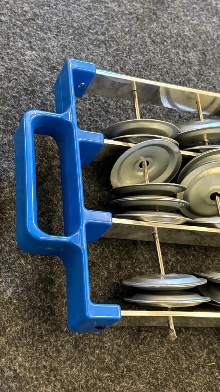 Ganza de Platinelas Luen Alumínio 36cm Azul 70 Platinelas 19027-az 